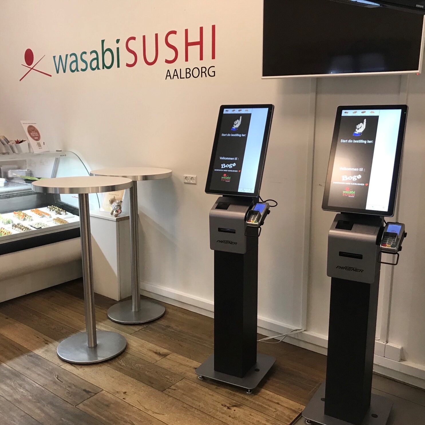 Selvbetjening hos Wasabi Sushi