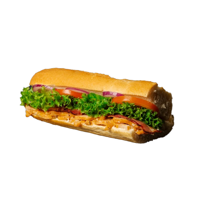 Kylling og bacon-sandwich fra Bogø Sandwich